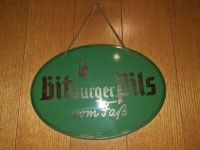 Werbeschild von Bitburger Rheinland-Pfalz - Kruft Vorschau