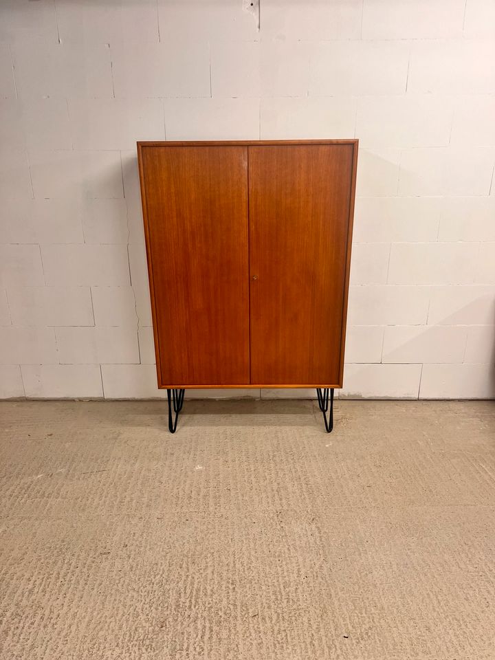 Schrank Schränkchen Kommode Highboard Danish Teak Mid Century in München