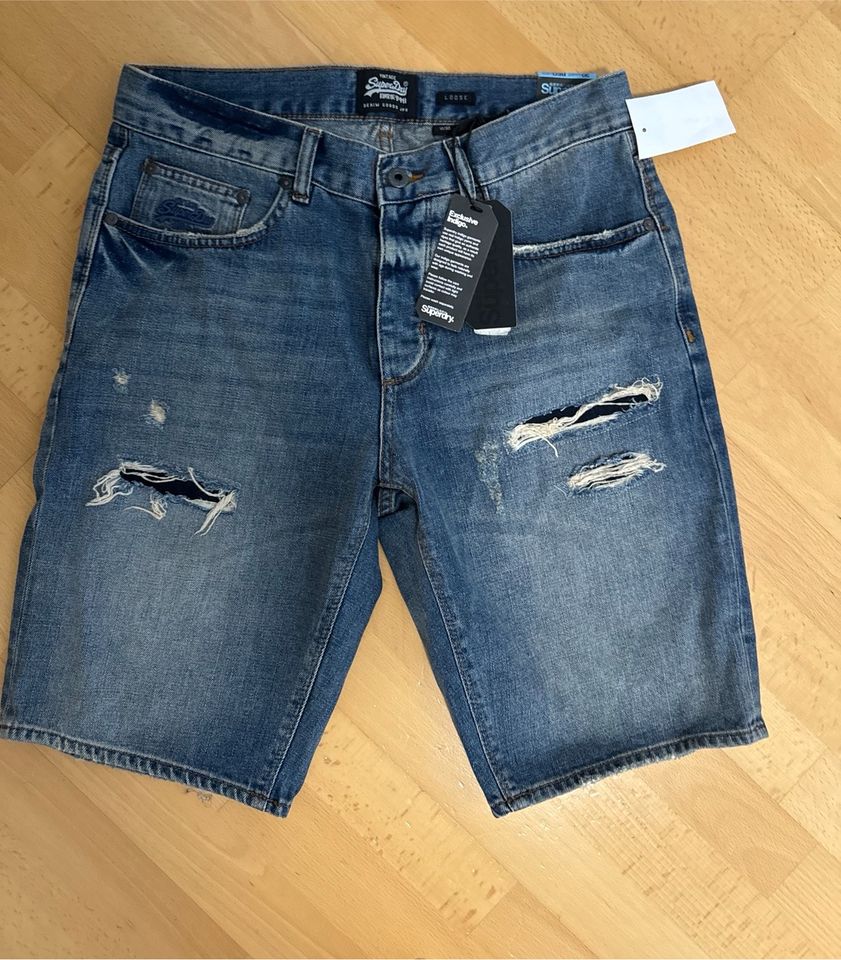 Neue Herren kurze Jeans von Super Dry Gr 30 in Hannover