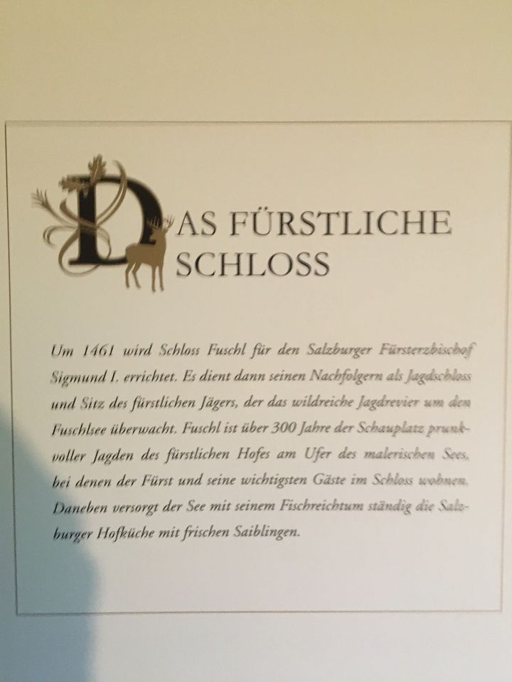 Buch Schloss Fuschl in Stuttgart