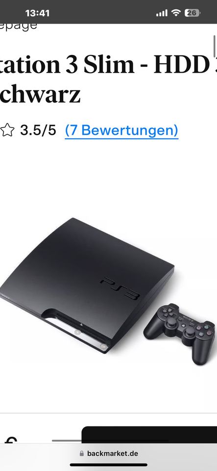 Playstation 3 zu verkaufen, zwei Hebel, alles in Ordnung in Oer-Erkenschwick