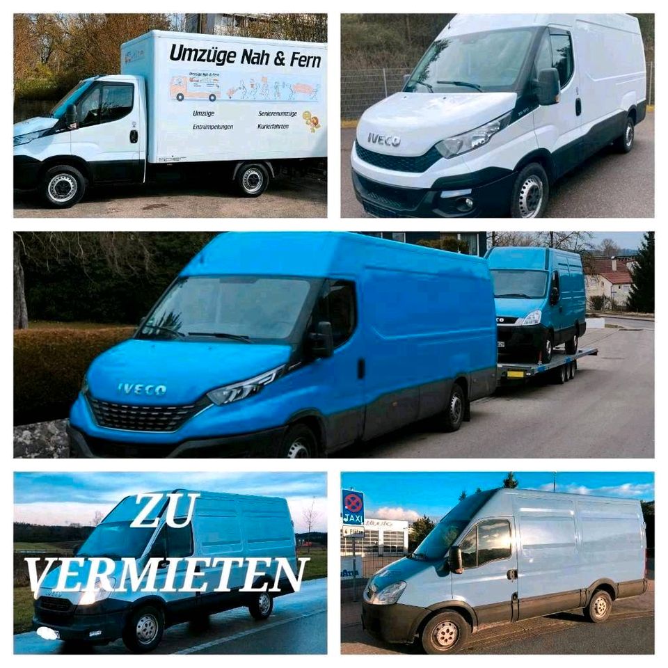 SPRINTER / LKW / IVECO / TRANSIT / Abschlepper MIETEN 3,5 t ANHÄNGERKUPPLUNG ab 68,- € / Tag in Fremdingen