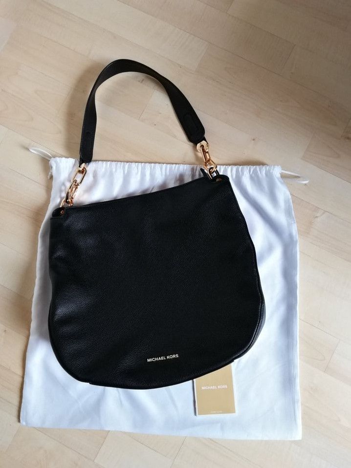 Original Tasche Michael Kors Fulton LG Hobo Leather Leder Bag in Roßdorf