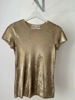 Michael Kors Oberteil Shirt Tshirt in Gold Gr. XS, NEU! Bayern - Starnberg Vorschau