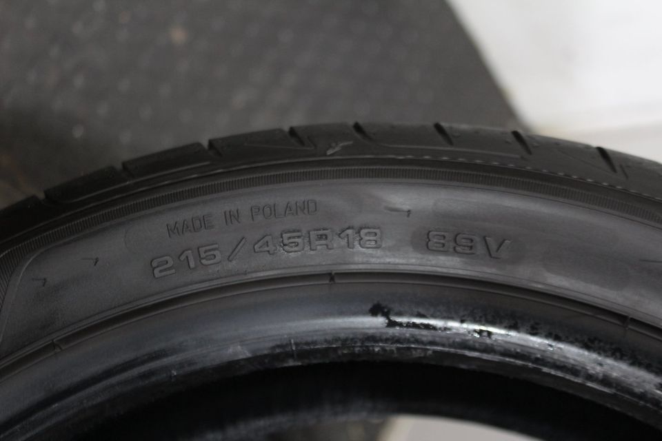 Sommerreifen 18 Zoll GoodYear Eagle F1 215 45 R18 89V Neuwertig ! in Dorsten