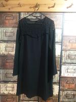 schwarzes langes Kleid Größe L mit Spitze Friedrichshain-Kreuzberg - Kreuzberg Vorschau