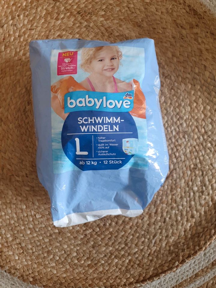 Schwimmwindeln Babylove dm Größe S und L je 1,50€ in Geislingen