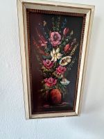 Ölgemälde Malerei öl Blumen Stillleben 70er gemälde vintage Sachsen-Anhalt - Magdeburg Vorschau
