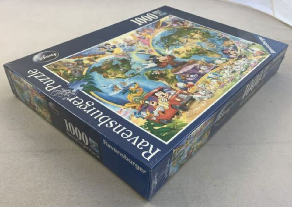 Disney Puzzle 1000 Teile Disney's Weltkarte Ravensburger Neu in Gelsenkirchen