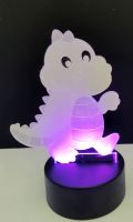 LED Acrylbild Nachtlicht Dino inkl. 4 Farben umschaltbar Niedersachsen - Weyhe Vorschau