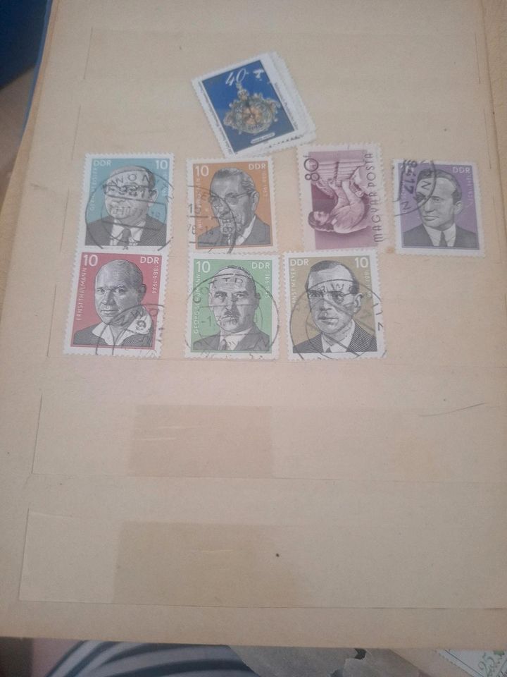 Verschiedene Briefmarken einzeln oder zusammen in Zwoenitz
