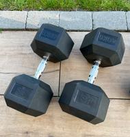 2 x 40 kg Suprfit Hexagon Kurzhantel- Set Hex Hantel Guss Gummi Brandenburg - Panketal Vorschau