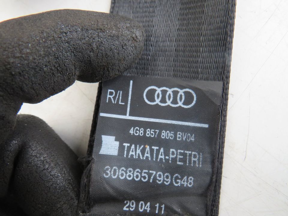 Audi A6 4G C7 Sicherheitsgurt Hinten Links + Rechts 4G8857805 806 in Bönnigheim