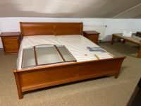 Doppelbett Schlafzimmer mit Intarsien in Kirsche 100/200 cm Bayern - Günzburg Vorschau