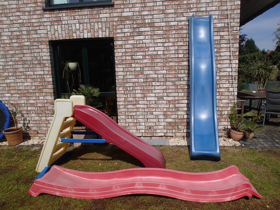 Anlieferung evtl. möglich Top - 1 x Wellenrutsche rot 290 cm 2,9m in Jüchen