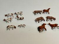 Preiser H0 Figuren Kühe w/braun 6 x ,+ Pferde braun 6 x, 1/87 Rheinland-Pfalz - Neuwied Vorschau