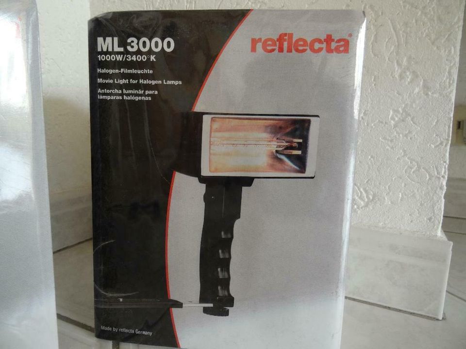 Reflecta ML 3000 1000W Leuchte Filmleuchte Videoleuchte Neu in Mühlhausen im Täle