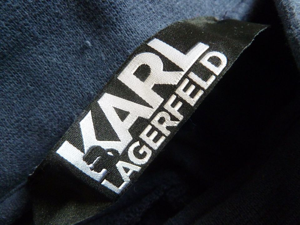 Karl Lagerfeld Joggignghose Gr. L dunkelblau Baumwolle in Düsseldorf