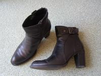 schöne Leder Stiefelette Stiefel Gr. 38 von Dockers Sachsen - Wittgensdorf Vorschau