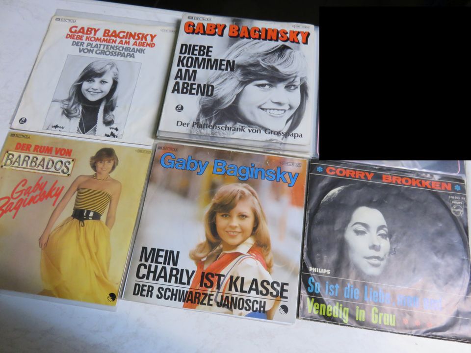 Schallplatten-Single-Vinyl- Schlager-Sammlung  1 in Graben (Lechfeld)