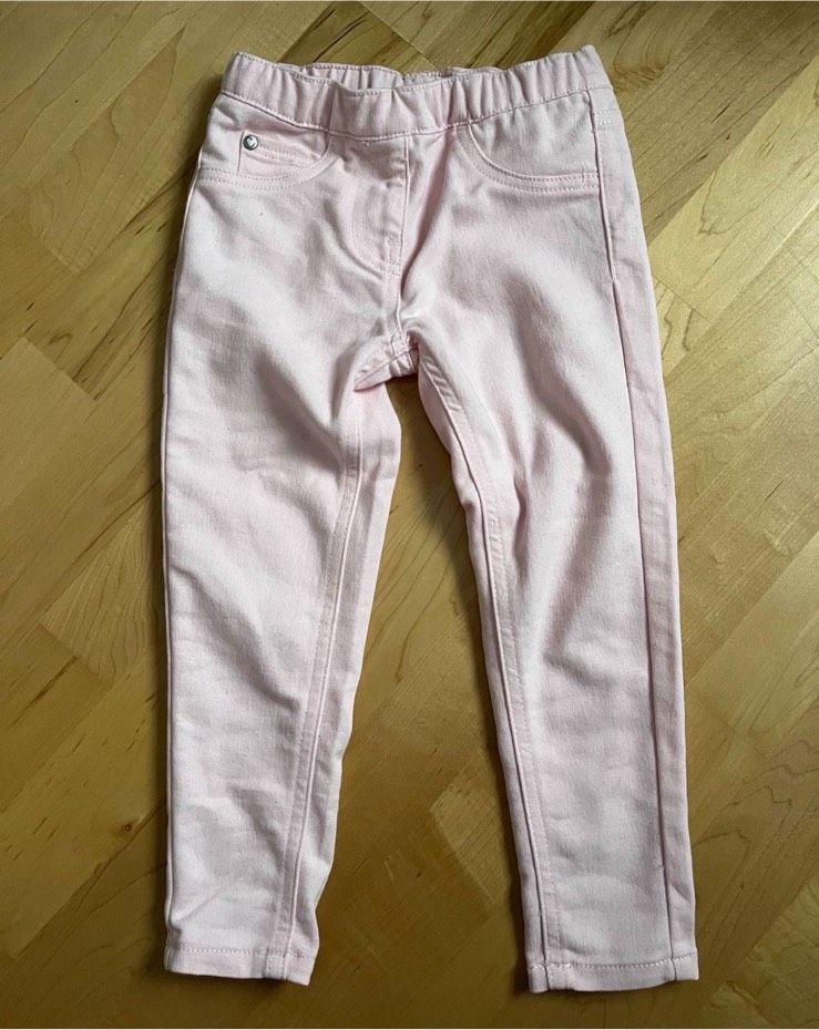 Jeans Hose Größe 104 impidimpi Mädchen rosa jeggings treggings in Karlsdorf-Neuthard