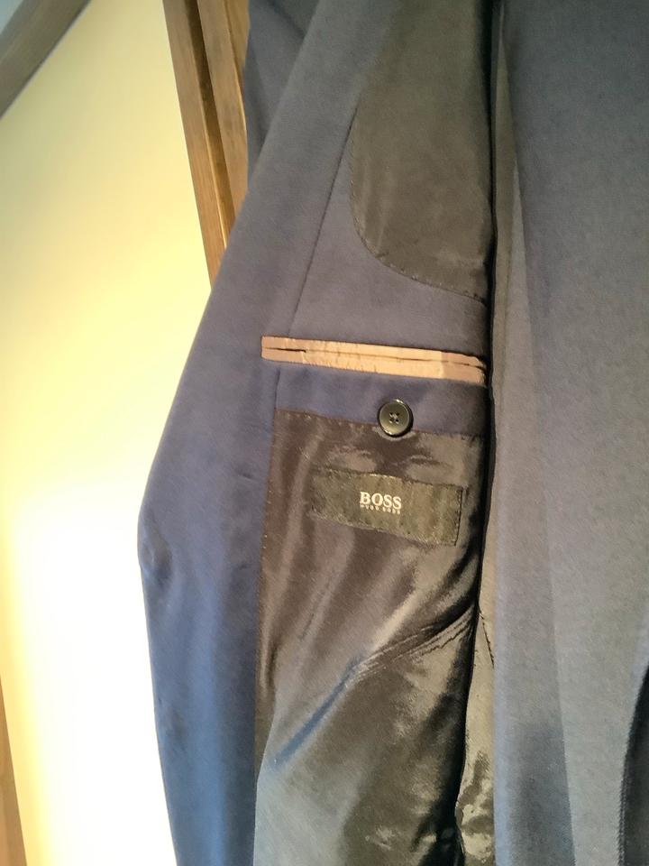 HUGO BOSS Herren Anzug Business Gr. 52 dunkelblau - slim fit in Darmstadt