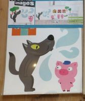 Wandtattoos Home Sticker Nouvelles Images Schweinchen Wolf Nordrhein-Westfalen - Bad Salzuflen Vorschau