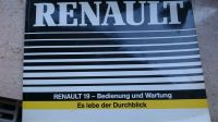 Renault 19, R19, Betriebsanleitung, Bdienungsanleitung, 7/1988 Niedersachsen - Scharnebeck Vorschau
