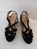 sandalen h&m damen neu schwarz leder gr. 36 Nordrhein-Westfalen - Gescher Vorschau