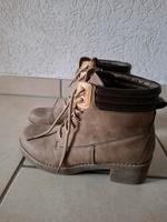 Stiefeletten beige Gr. 40 Niedersachsen - Northeim Vorschau