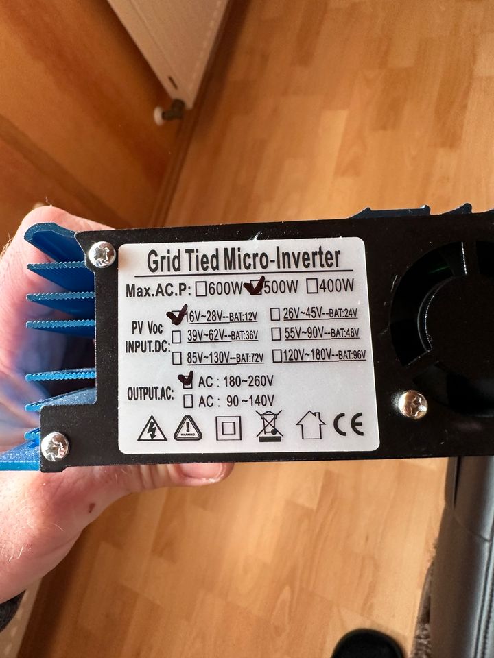 Microinverter 500W Netzgekoppelter Wechselrichter in Nordrhein