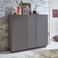 Highboard Luca grau matt minimalistisch Kommode UVP 179,- NEU Nordrhein-Westfalen - Paderborn Vorschau