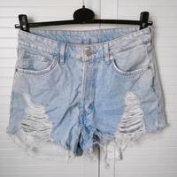 H&M Vintage Jeans Shorts Denim Hotpants High Waist Ripped 40 L Hessen - Griesheim Vorschau