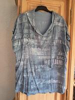 tredy Zukauf Kapuzen Blusen Shirt jeansblau grau 48 50 52 Hessen - Hadamar Vorschau