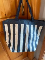 Shopper Tasche weiß blau neu Dithmarschen - Linden Vorschau