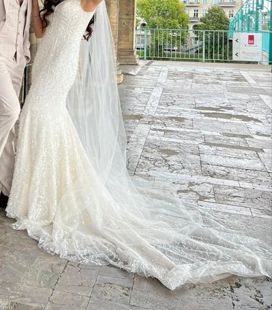 wunderschönes Meerjungfrauen-Brautkleid ivory in Waltrop