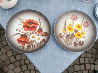 4 Stück handbemalte Teller Blumenmotiv Saarland - Homburg Vorschau