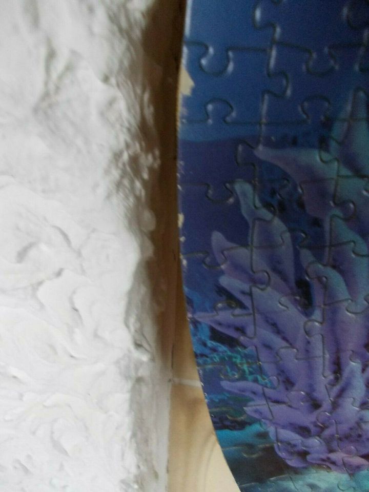 Bild/ Rundpuzzle Aquarium- mit Silbereffekt und nachtleuchtend in Langenscheid