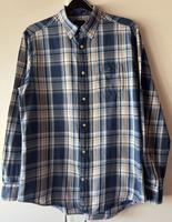 GANT Oberhemd  blau gelb weiß kariert Button Down L 41/42 regular Niedersachsen - Melle Vorschau