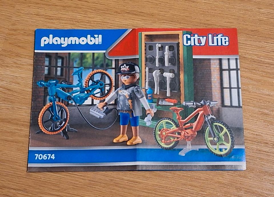 Playmobil 70674 E-Bike Fahrradwerkstatt in Drachselsried