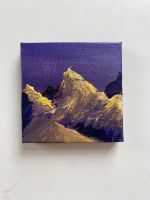 Ölgemälde Berglandschaft Original Leinwand 7x7cm Pankow - Prenzlauer Berg Vorschau