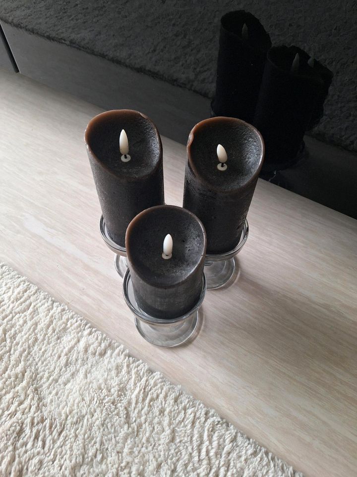 3x kerzenständer mit led Kerzen in Neuwied