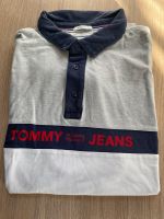 Tommy Hilfiger Poloshirt | Größe L in weiß/blau Niedersachsen - Edewecht Vorschau