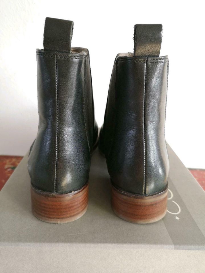 COX Chelsea Boot Stiefelette dunkelbraun Gr. 39 Leder Brogue in Berlin