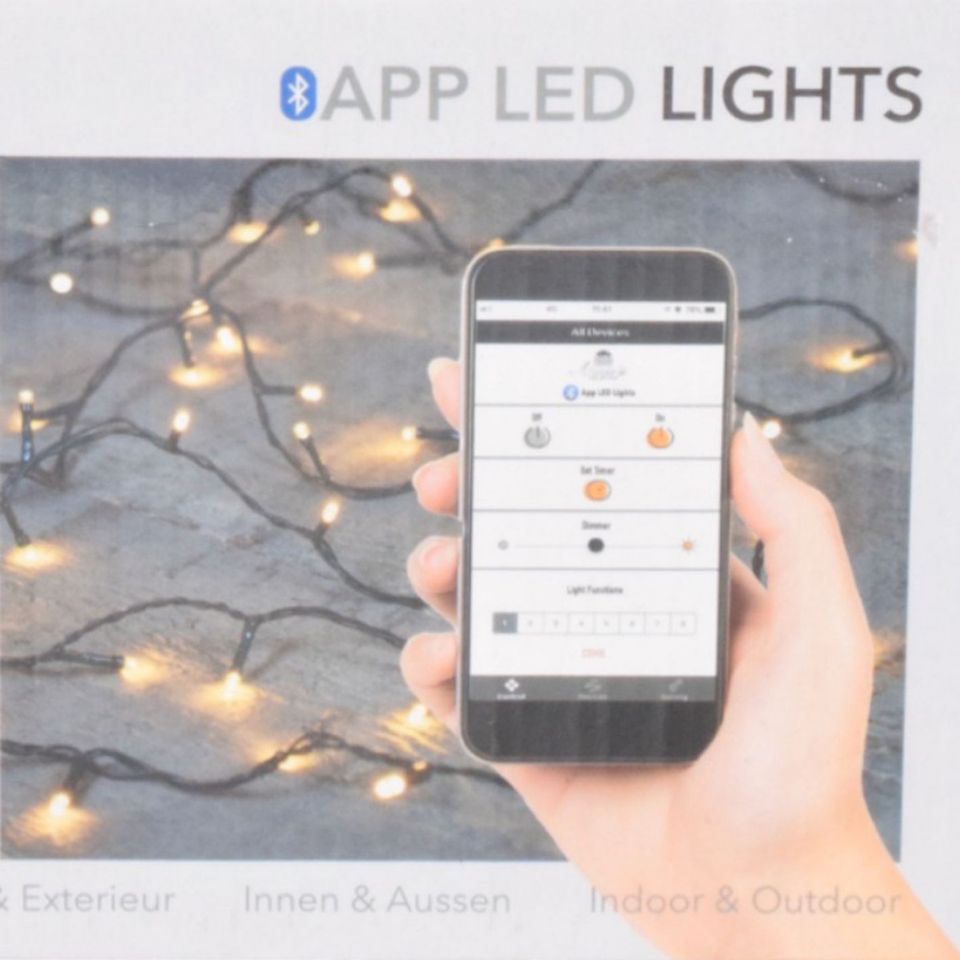 360 LED Smart Lichterkette 36m APP iOS Android Warmweiß Aussen in Hamburg