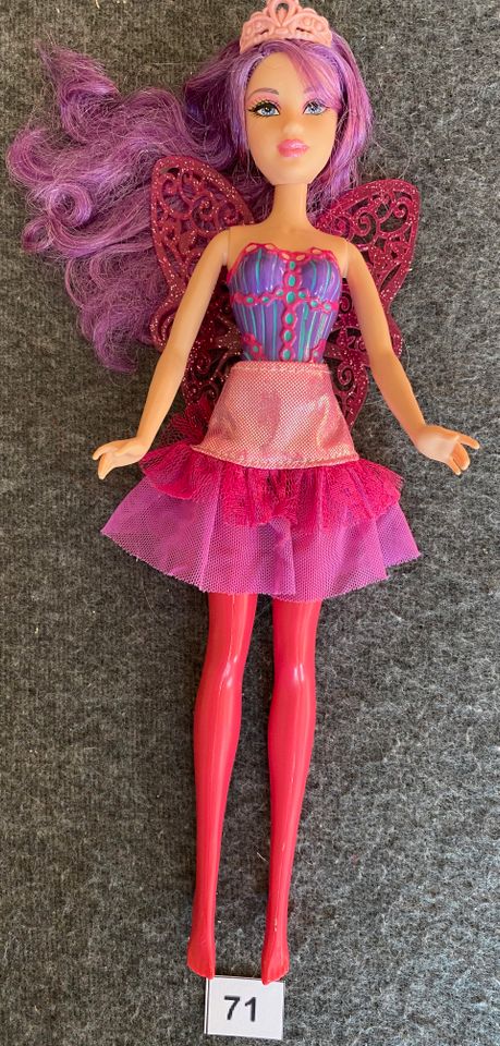 Barbie Enchanted Wingdom Lila Fee Puppe 2009 Mattel R4105☀️ in Niederwerrn