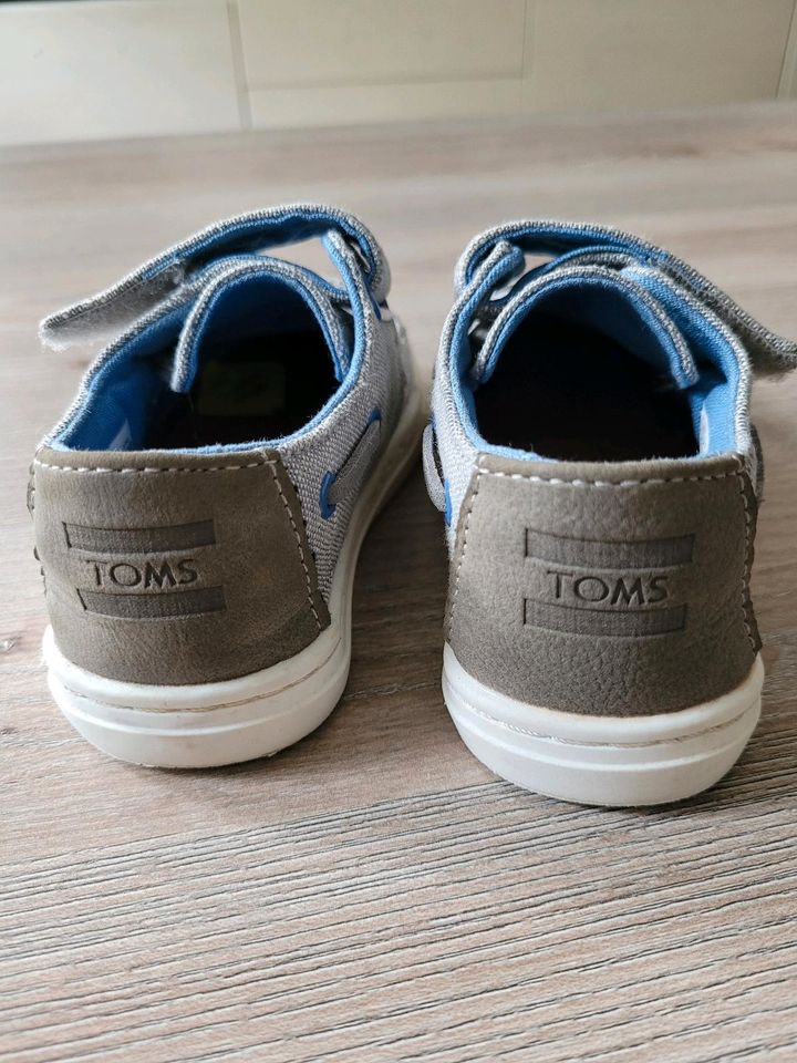 TOMS Kinder Schuhe mit Klett • Hochzeit, Taufe, Freizeit • Gr. 22 in Kinderhaus