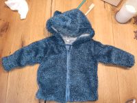 Teddyfell Jacke Cardigan Plüschjacke blau Größe 74/80 Pocopiano Bielefeld - Schröttinghausen Vorschau