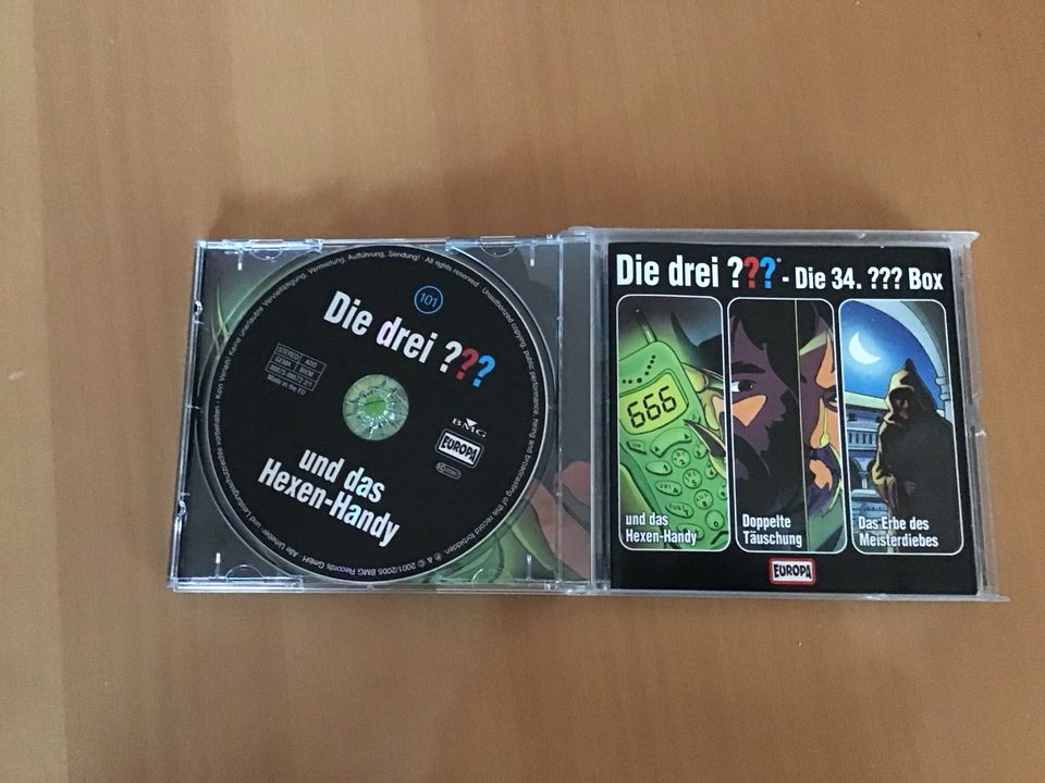 Die drei ??? Folge 101-103 Die 34. Box /3 CD‘s  Hörspiel wie neu in Murnau am Staffelsee