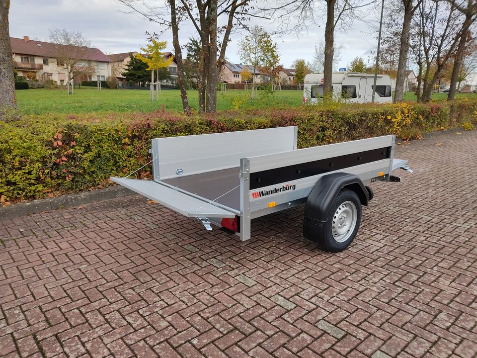 Anhänger Brenderup 2205AUB750 - 750 kg, Alu, Tieflader in Hammelburg